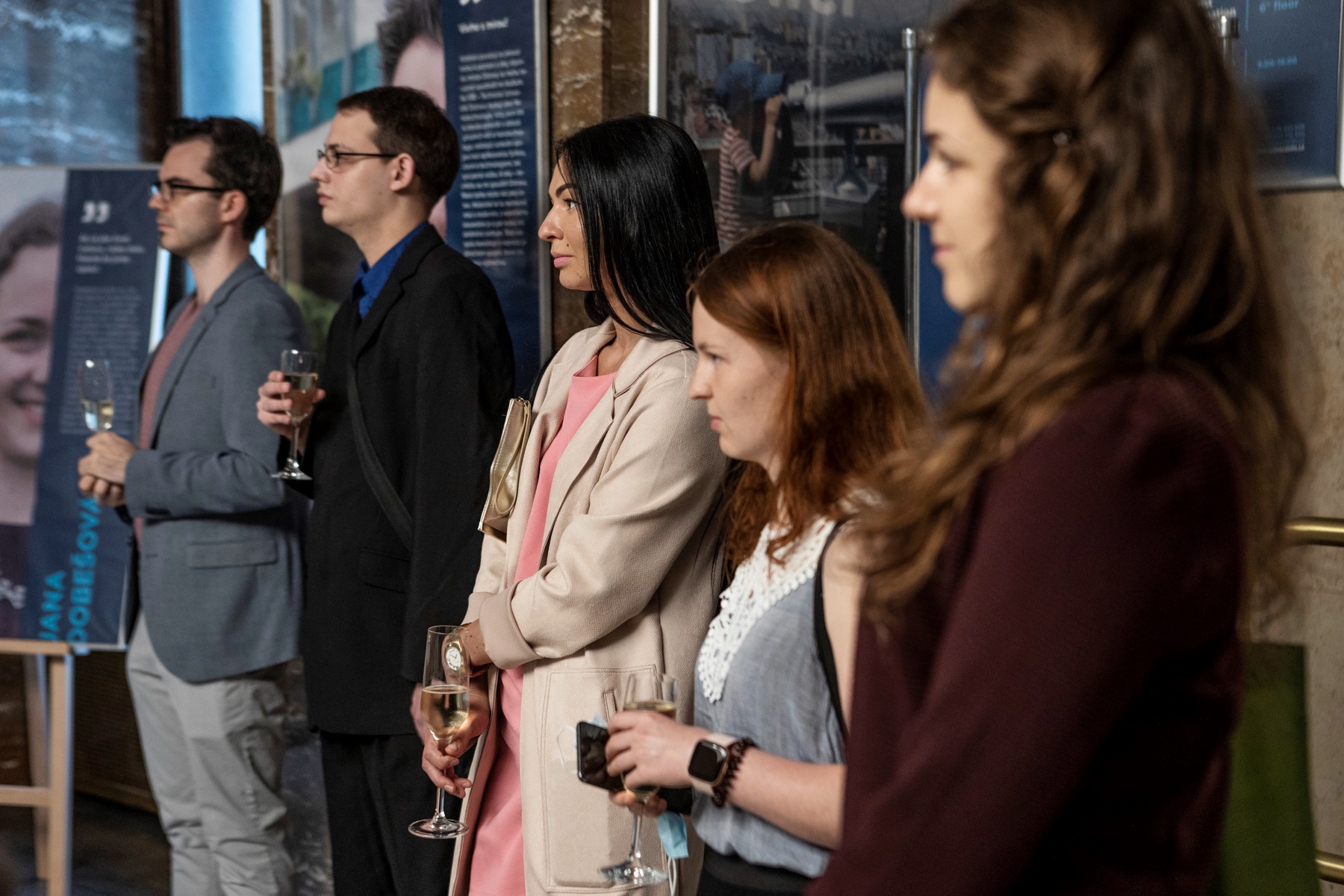 Část ostravských stipendistů. 