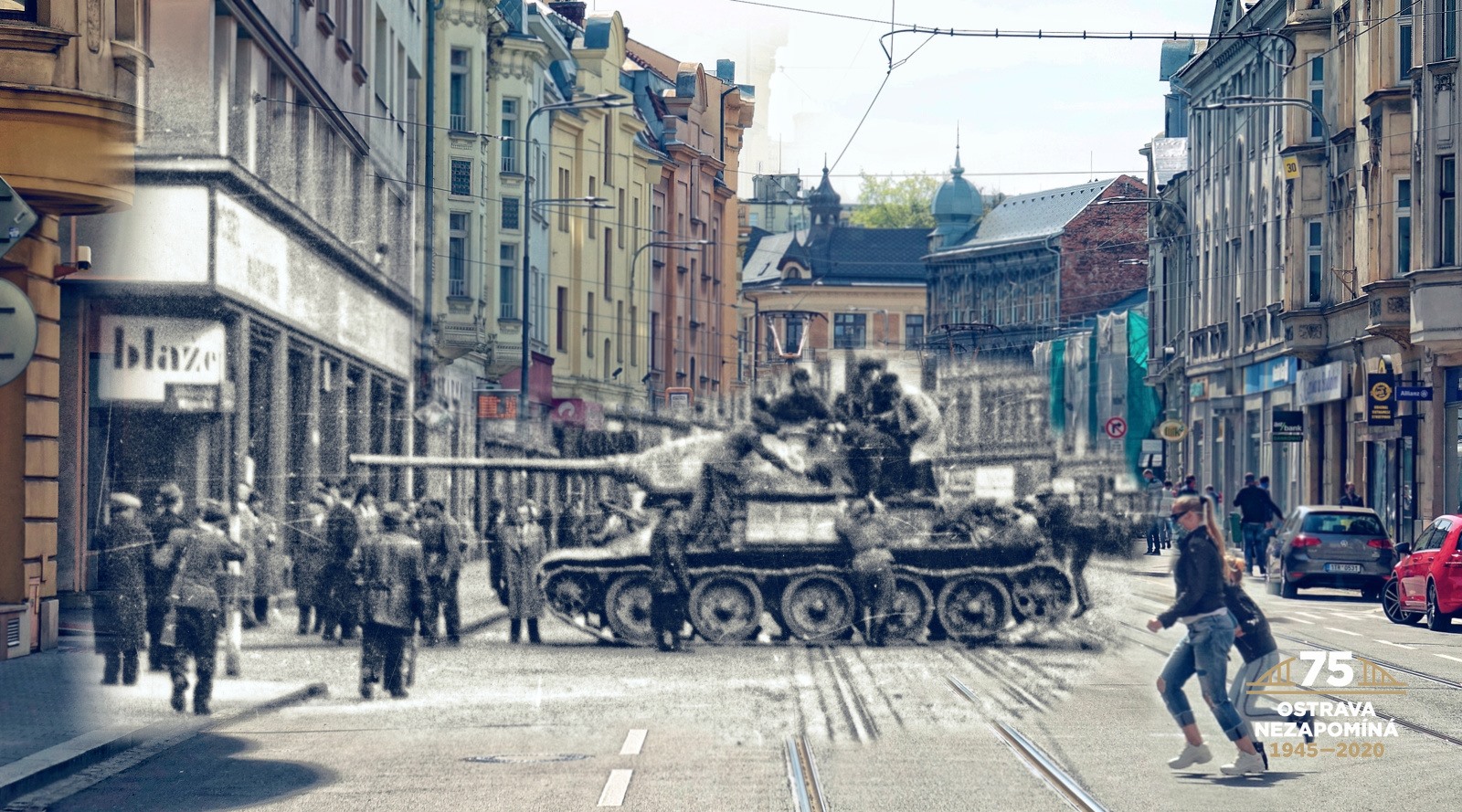 Tank umí odbočit i do pravého úhlu...
