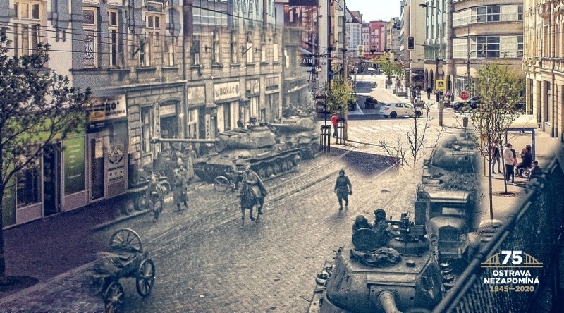 Klapot kopyt a rachot tankových pásů