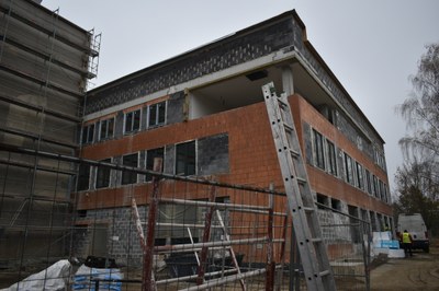 Stavební práce na DPS Korýtko pokročily. Foto: MMO