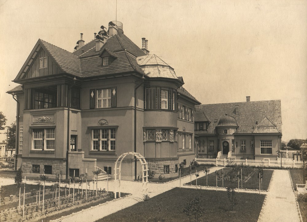 Grossmannova vila v období první československé republiky. Foto: Archiv Ivy Tvrdé Grossmannova vila v období první československé republiky. Foto: Archiv Ivy Tvrdé