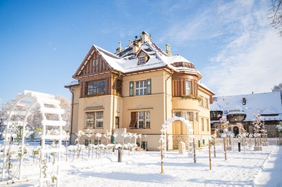 Grossmannova vila v zimním hávu. Foto: Jan Vlček