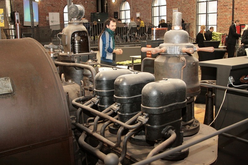 Kompresorovna nabízí pro pořádání akcí zajímavé prostředí.