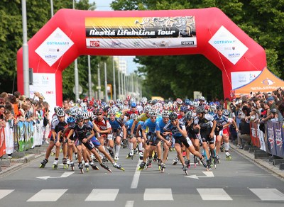 Start závodu Světového poháru na Hlavní třídě v Porubě. Foto: archiv