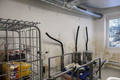 Velká voda se nevyhnula ani ostravským domovům pro seniory, jak dokládá i tento snímek z DPS Iris. Foto: Adolf Horsinka