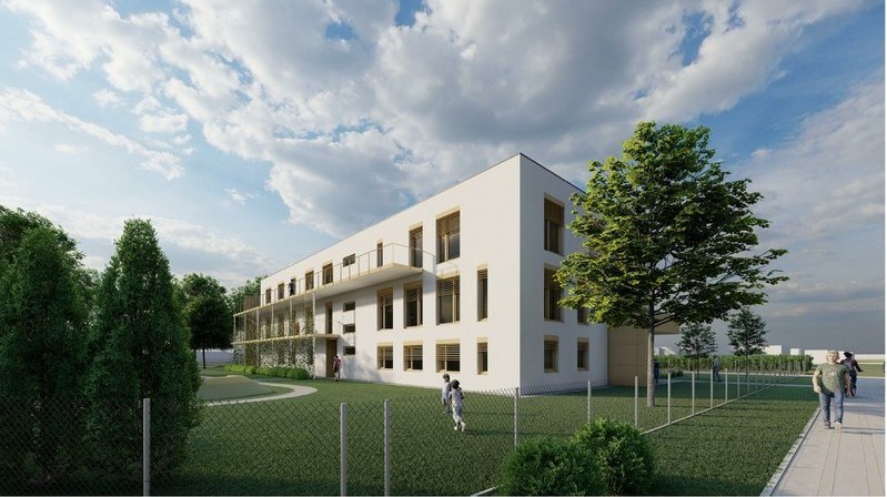 Vizualizace budoucí podoby Dětského centra Domeček. Autor: ATRIS s. r. o.