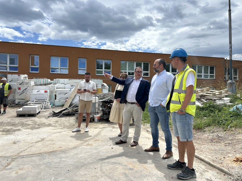 Stavební ruch přišel obhlédnout rovněž ostravský primátor Jan Dohnal