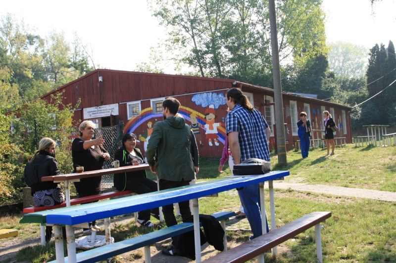 Objekt Komunitního centra na Liščině v Hrušově.