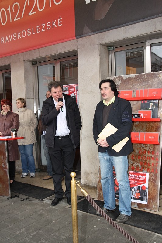 Jiří Nekvasil (vlevo) a herec Vladimír Polák