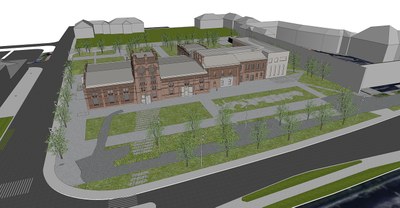 Vizualizace vzhledu Nových Jatek.