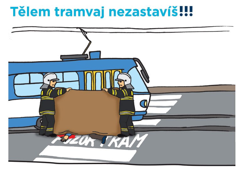 Preventivní akce „Tramvaj vs. chodec“ upozorňuje na nebezpečí nehod Preventivní akce „Tramvaj vs. chodec“ upozorňuje na nebezpečí nehod