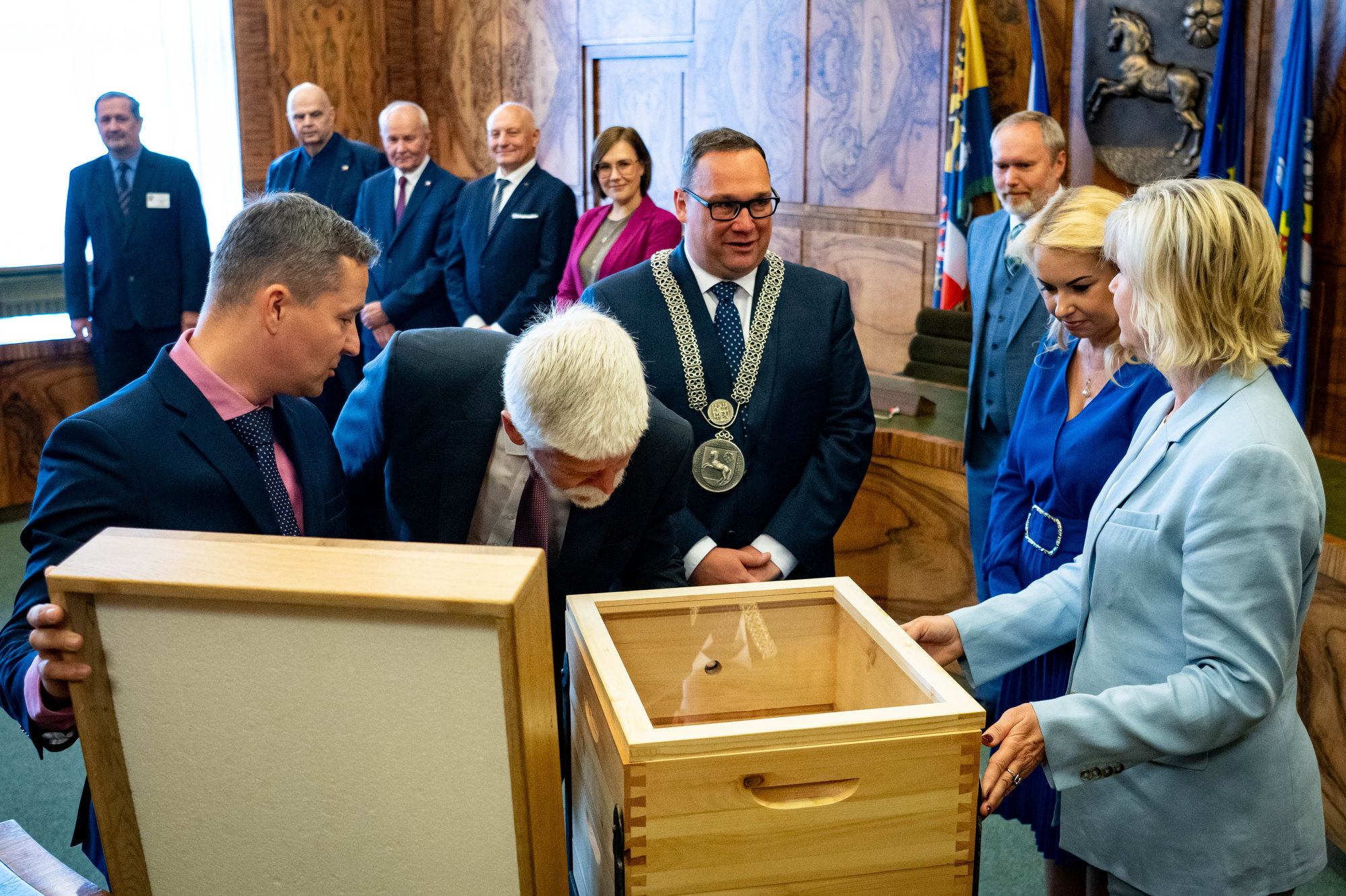 Včelí úl obdarované zaujal