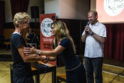 Náměstkyně primátora K. Šebestová při vyhodnocení loňského ročníku. Foto: archiv MMO