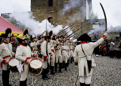 O slavnostech hrad dýchá historií. Snímek Ostravské výstavy.