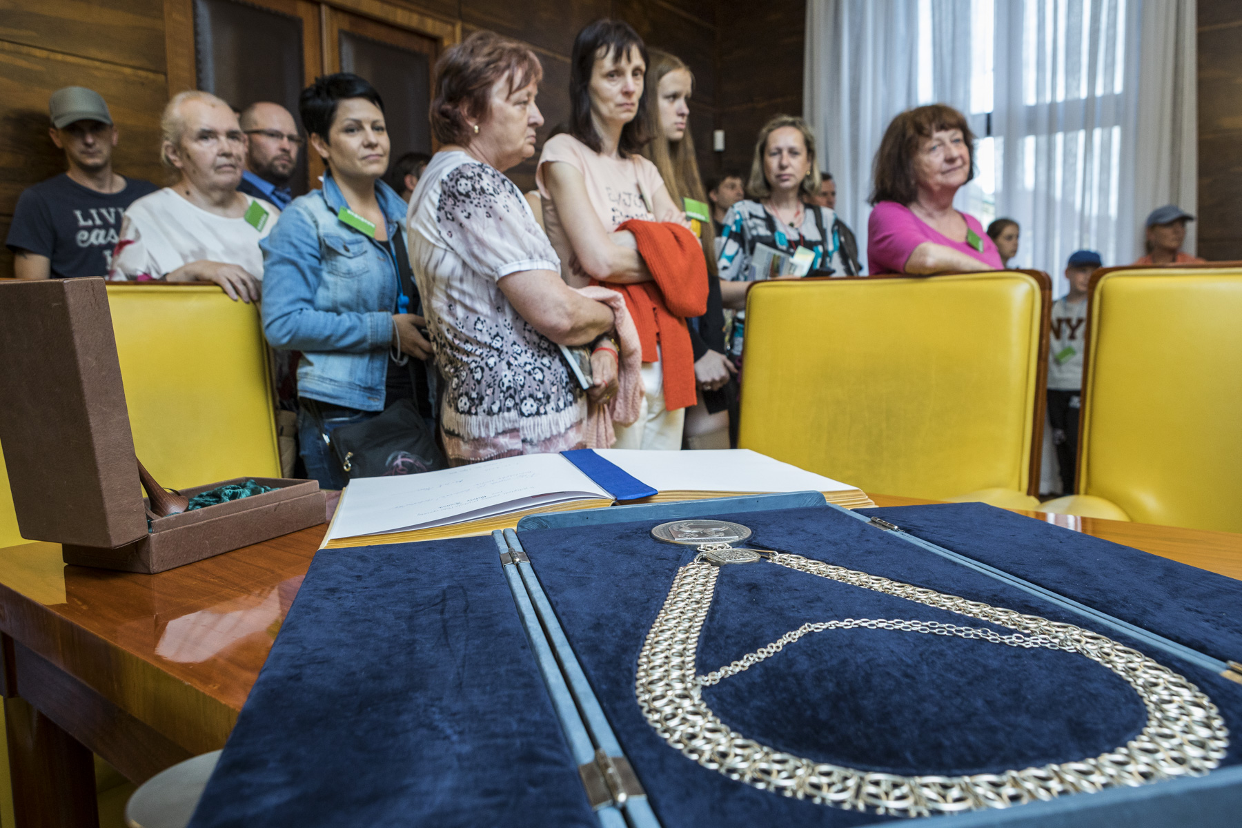 Návštěvníci si mohou prohlédnout i kancelář primátora.