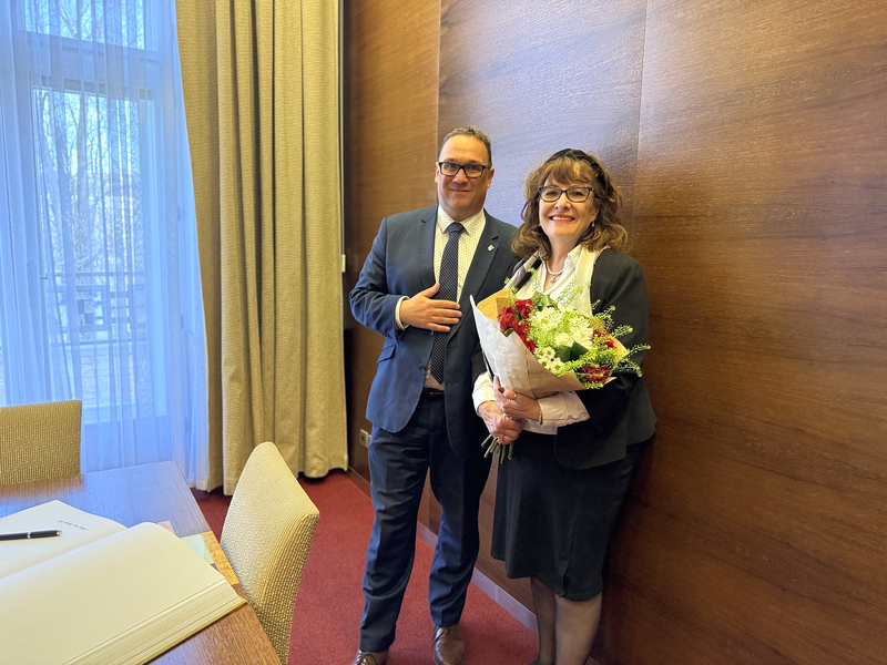 Primátor Jan Dohnal přijal generální konzulku Polské republiky v ČR