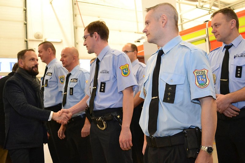 Se strážníky Městské policie Ostrava. 