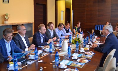 Ze setkání primátorů měst Ostravy a Lvova. Foto: P. Havránek