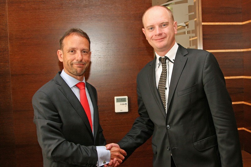 Tomáš Macura (vlevo) a Janusz Bilski.