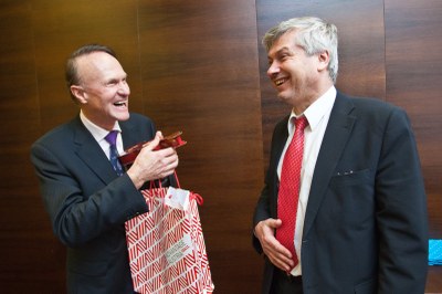 FOTO: Obchodní rada N.Seiwald na setkání s primátorem P. Kajnarem