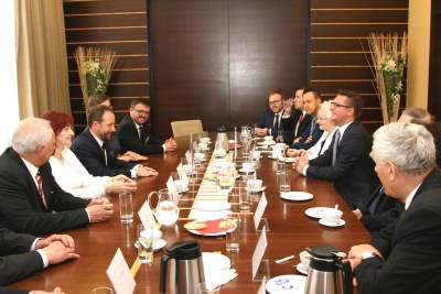 Jednání zástupců Ostravy a Katowic na ostravské radnici. Foto: Bohuslav Krzyžanek