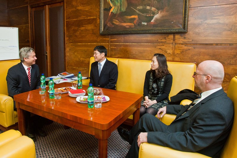 Jednání v pracovně primátora