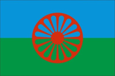 Mezinárodní romská vlajka. 