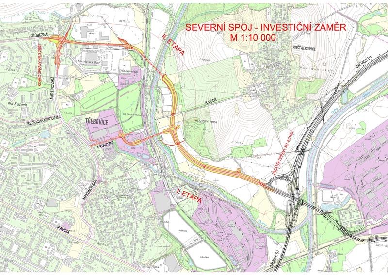 Připravuje se dostavba Severního spoje Připravuje se dostavba Severního spoje