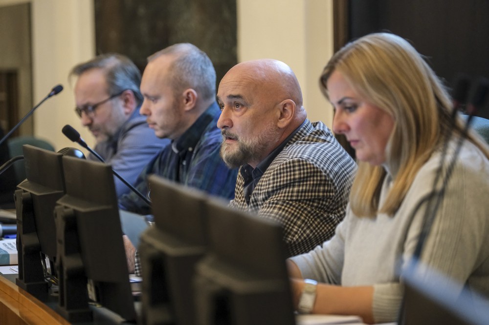 Ostravská radní Markéta Langrová při projednávání Změny č.  Územního plánu. Foto: Adolf Horsinka