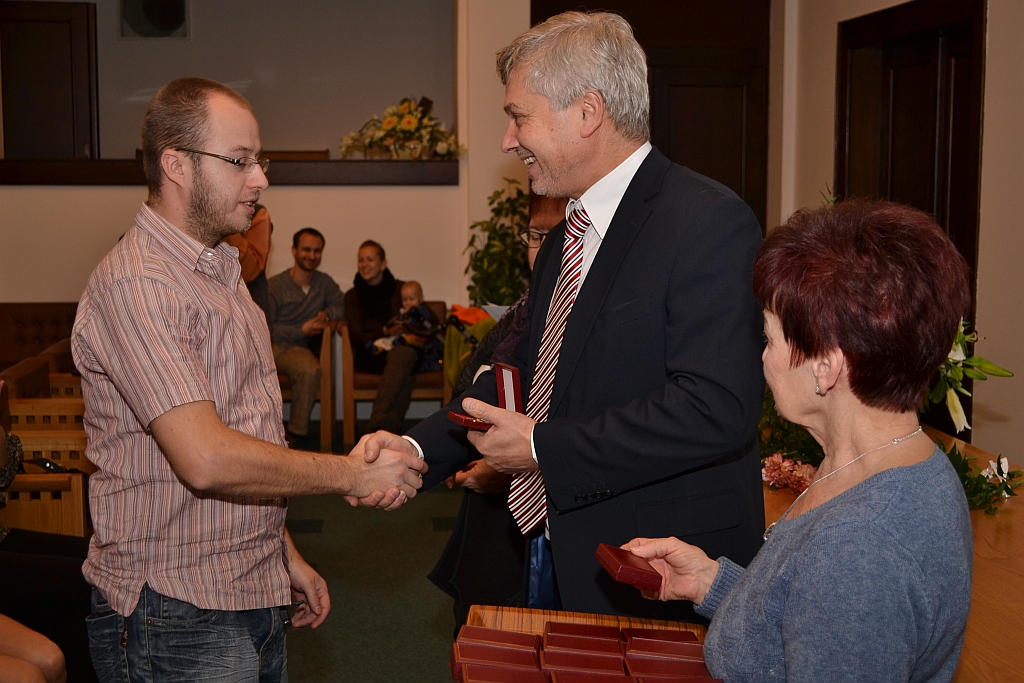 Zlaté Janského plakety předal dárcům primátor Petr Kajnar
