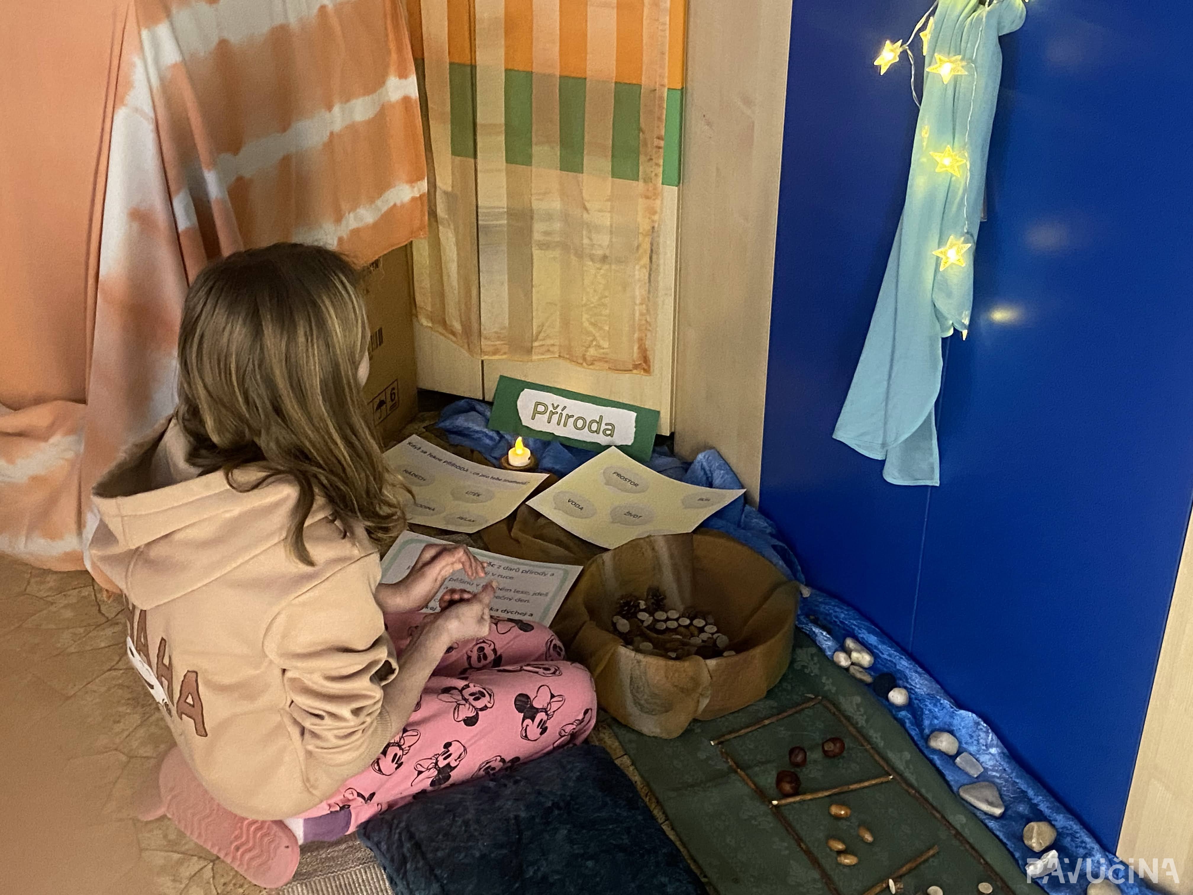 Dětská účastnice projektu Oáza