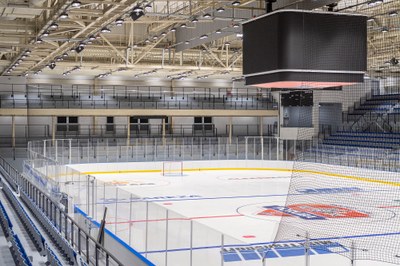 Ledová plocha multifunkčního areálu po dokončení první rekonstrukční etapy. Foto: Lukáš Kaboň