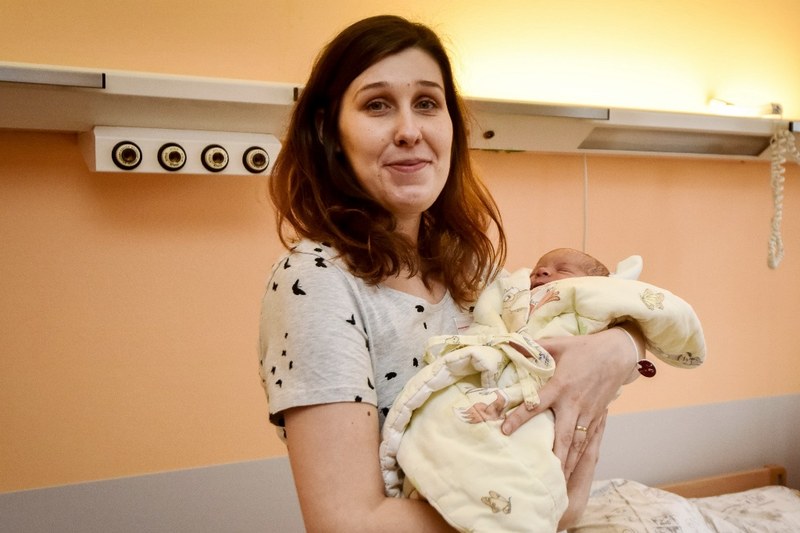 Alena Švástová se svým synem Jáchymem. 