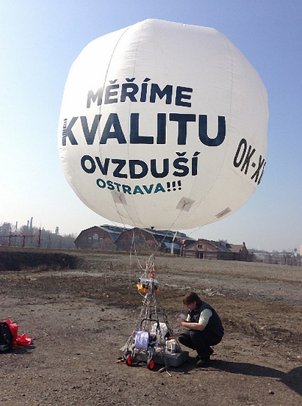 První výsledky měření balónem První výsledky měření balónem