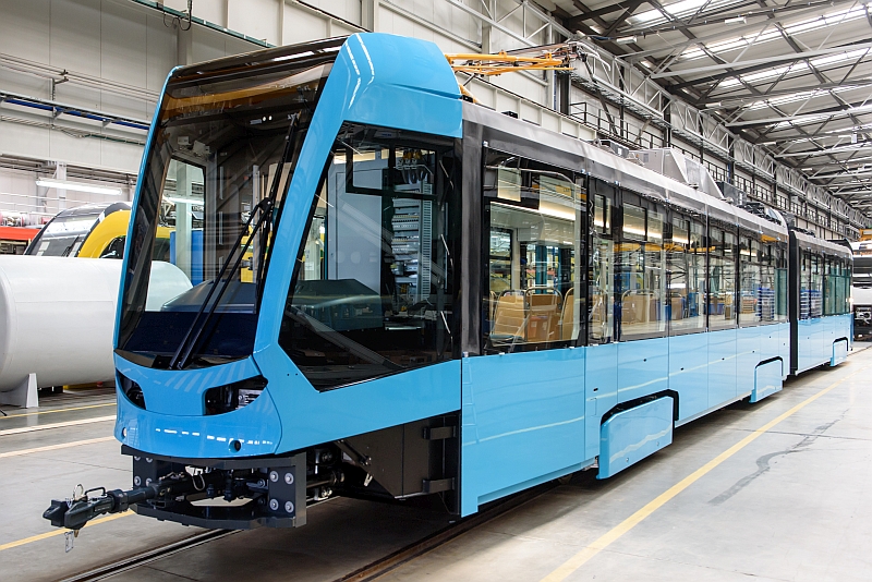 FOTO: Stadler Tango NF2 již brzy uvidíme v ulicích města.