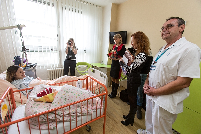 Z návštěvy u šťastné maminky