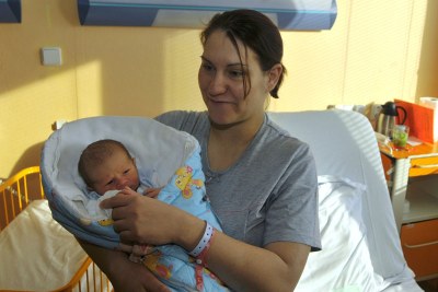 Maminka Lucie Pacíková se synem Tadeášem  FOTO: J. Urban