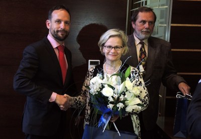 FOTO: Velvyslankyně Finska Helena Elisabet Tuuri s primátorem města Ostravy Tomášem Macurou. Snímky Jiří Urban