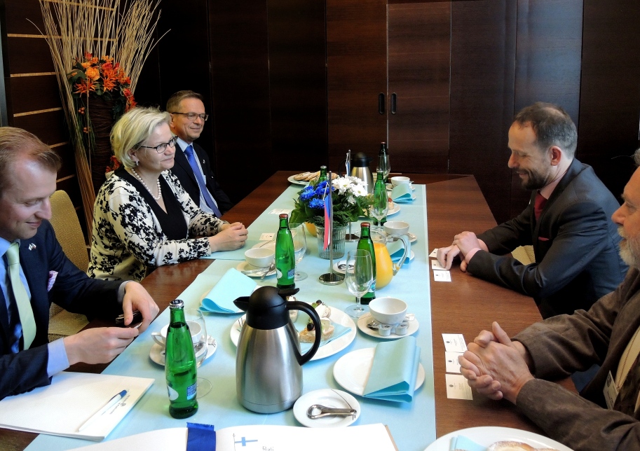 Hosté z Finska na návštěvě v Radnici města Ostravy