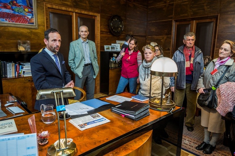 Vyvrcholením prohlídky bylo setkání s primátorem Tomášem Macurou.