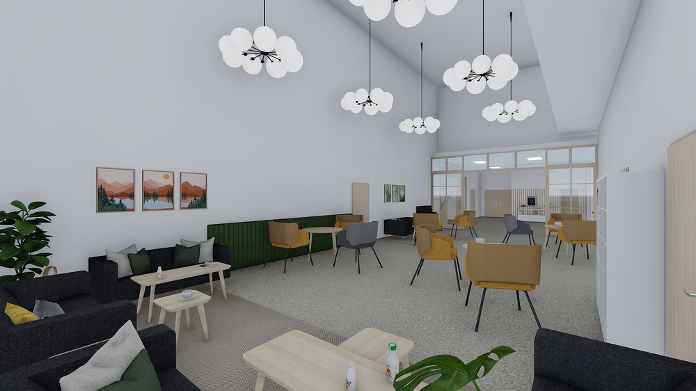 Škola nabídne přívětivé a komfortní interiéry Škola nabídne přívětivé a komfortní interiéry