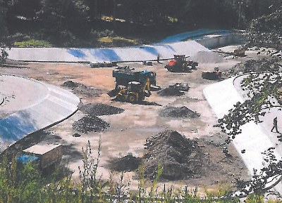 Radvanické koupaliště se proměňuje v in-line dráhu. V jeho okolí vznikne rozsáhlý park. Foto: archiv MO Radvanice a Bartovice