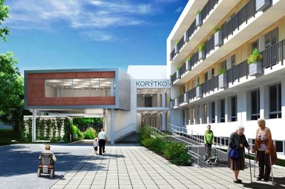 Domov Korýtko čeká rekonstrukce. Na vizualizaci jeho budoucí vzhled.