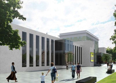 Vizualizace DK Poklad po rekonstrukci. 