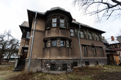 Grossmanova vila před zahájením rekonstrukce. Foto: MMO