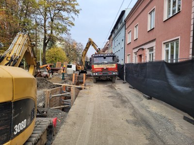 Rekonstrukční práce na vodohospodářské síti. Foto: MMO