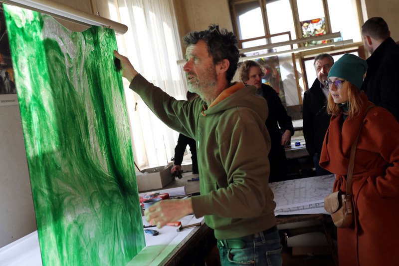 Restaurátoři s památkáři navrací zpět krásu interiéru Grossmannovy vily Restaurátoři s památkáři navrací zpět krásu interiéru Grossmannovy vily