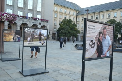 Výstava s názvem "Rodina? Tým pro život!" Foto: MMO