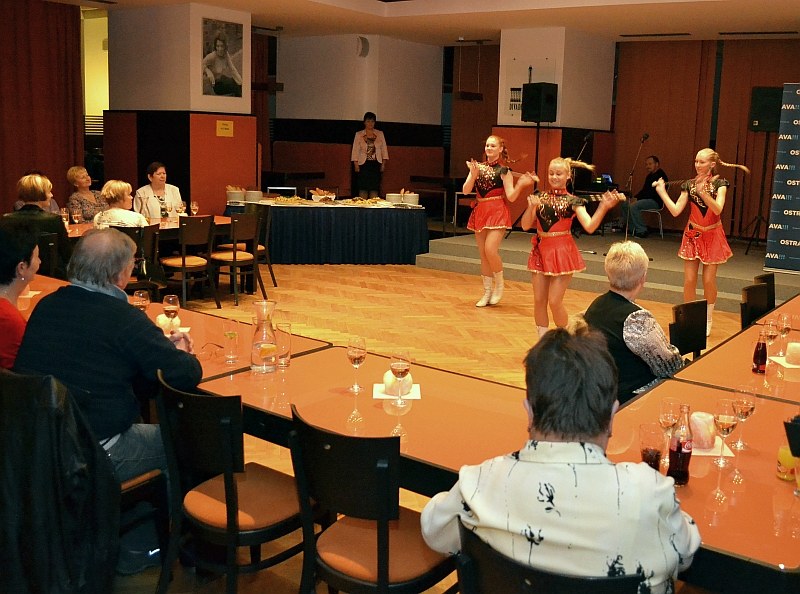 Vystoupení mažoretek