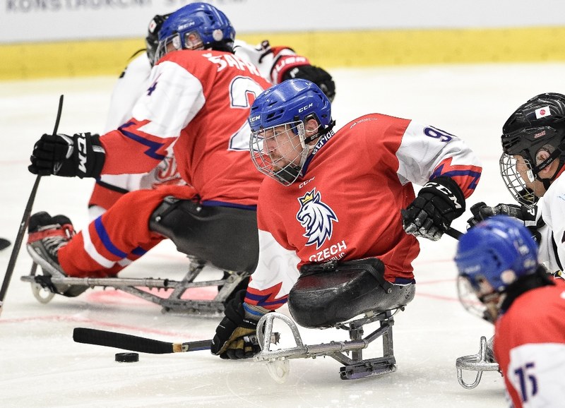 Šampionát v para hokeji začal o víkendu českou výhrou Šampionát v para hokeji začal o víkendu českou výhrou